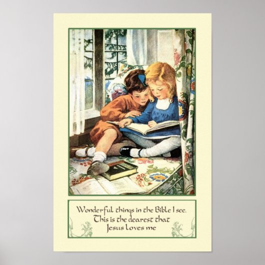 Jezus houdt van me Poster (Voorkant)