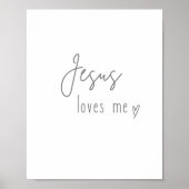 Jezus houdt van me. PRINTS & POSTERS (Voorkant)