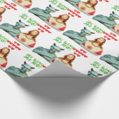 Jezus houdt van me... satan houdt van me. cadeaupapier (Hoek)