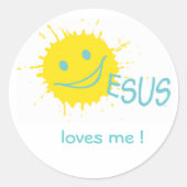 Jezus houdt van me! Sticker (Voorkant)