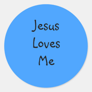 Jezus houdt van me Stickers