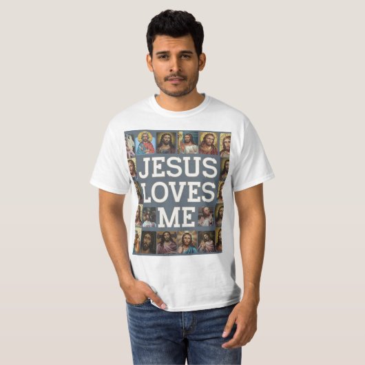 Jezus houdt van me t-shirt (Voorkant volledig)