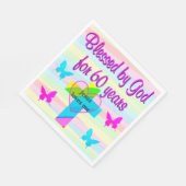 JEZUS HOUDT VAN MIJ 60E VERJAARDAG SERVETTEN (Hoek)