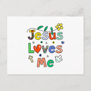 Jezus houdt van mij briefkaart