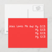 Jezus houdt van mij briefkaart (Voorkant / Achterkant)