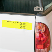 Jezus houdt van mij bumpersticker (Op Truck)