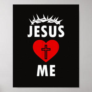 Jezus Houdt Van Mij Christen Religieus Poster