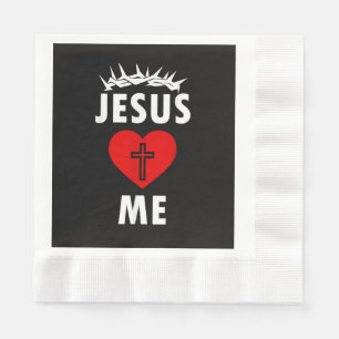 Jezus Houdt Van Mij Christen Religieus Servet