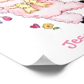 Jezus houdt van mij dansende lamb poster (Hoek)