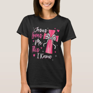 Jezus Houdt Van Mij Dit Weet Ik God Religieus Chri T-shirt