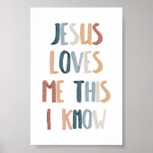 Jezus houdt van mij, dit weet ik poster (Voorkant)