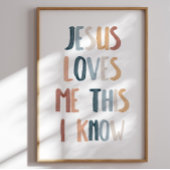 Jezus houdt van mij, dit weet ik poster