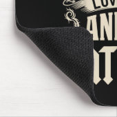 Jezus houdt van mij en mijn Tattoos Inkt Tattoo &  Muismat (Hoek)