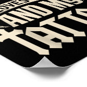 Jezus houdt van mij en mijn Tattoos Inkt Tattoo & Poster (Hoek)