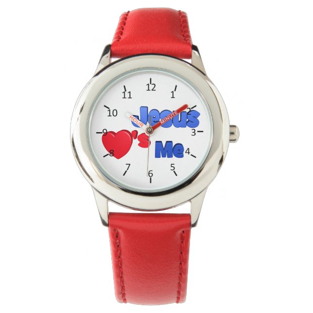 Jezus houdt van mij horloge (Voorkant)