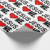 Jezus houdt van mij Jezus Gifts Cadeaupapier (Hoek)