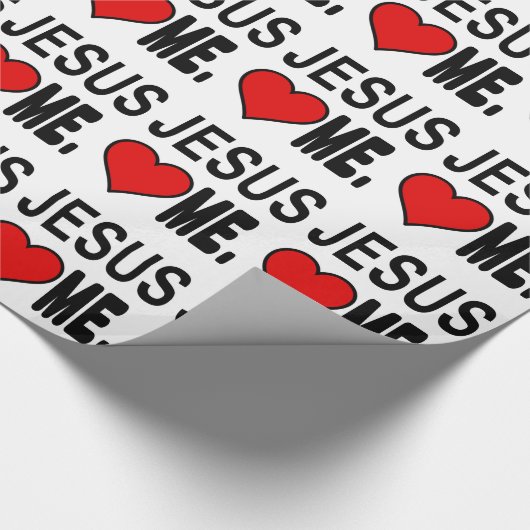 Jezus houdt van mij Jezus Gifts Cadeaupapier (Hoek)