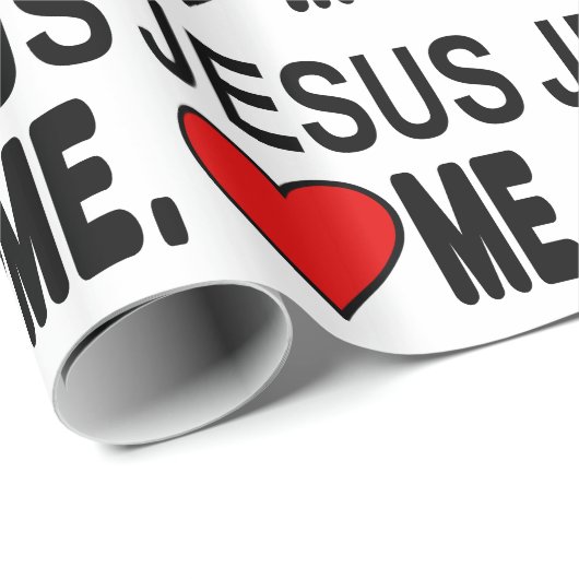 Jezus houdt van mij Jezus Gifts Cadeaupapier (Rol Hoek)