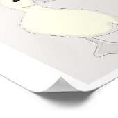 Jezus houdt van mij John 3:16 Baby Duck Poster (Hoek)