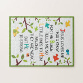 Jezus houdt van mij legpuzzel (Horizontaal)