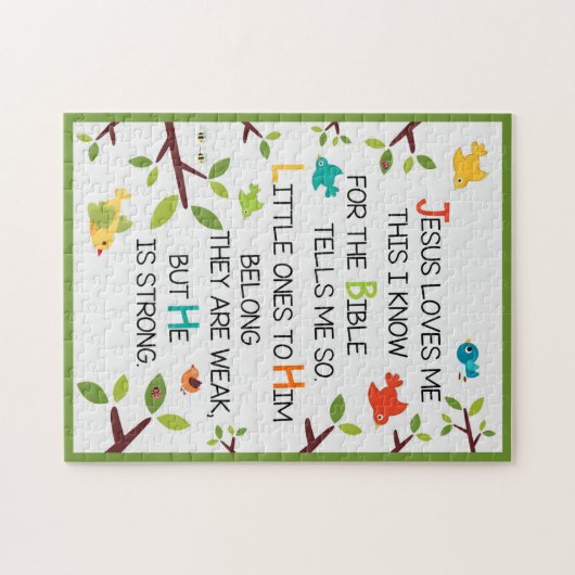 Jezus houdt van mij legpuzzel (Horizontaal)