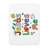 Jezus houdt van mij magneet (Verticaal)