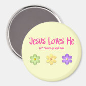 Jezus houdt van mij magneet (Voorkant / Achterkant)