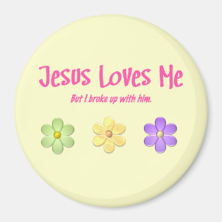Jezus houdt van mij magneet