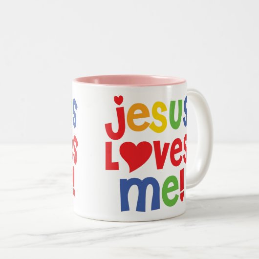 Jezus houdt van mij! mok (Voorkant rechts)