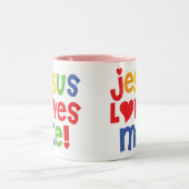 Jezus houdt van mij! mok (Center)