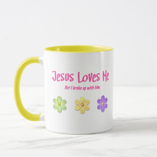 Jezus houdt van mij mok (Links)