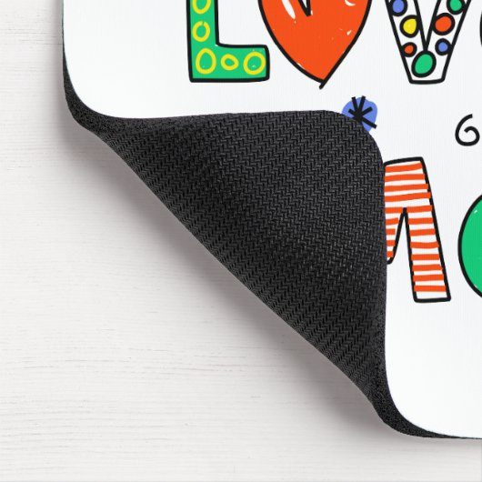 Jezus houdt van mij muismat (Hoek)