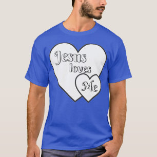 Jezus houdt van mij, perfecte Jezus Christus 1 T-shirt