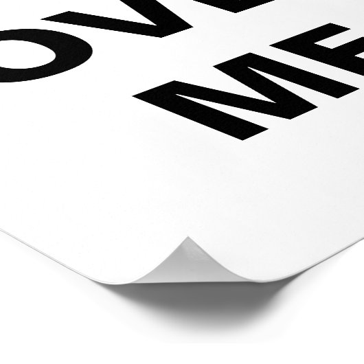 "Jezus houdt van mij" Poster (Hoek)