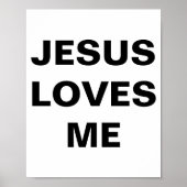 "Jezus houdt van mij" Poster (Voorkant)
