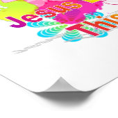 Jezus houdt van mij poster (Hoek)