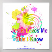 Jezus houdt van mij poster (Voorkant)