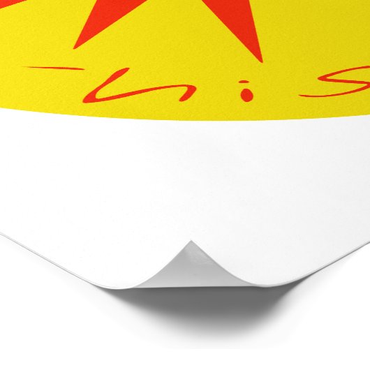 Jezus houdt van mij poster (Hoek)