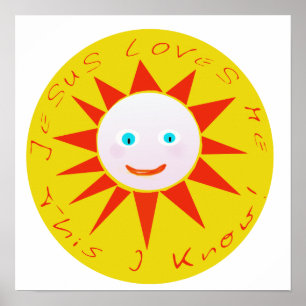 Jezus houdt van mij poster