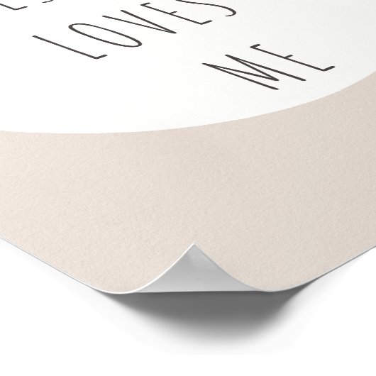 Jezus houdt van mij. Poster & Prints (Hoek)