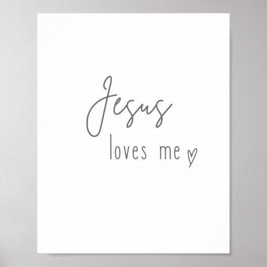 Jezus houdt van mij. Prints & Posters (Voorkant)