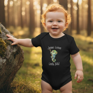 Jezus Houdt Van Mij Schattig Grote Ogen Hagedis Jo Romper