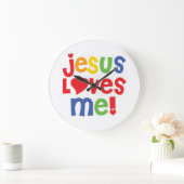 Jezus houdt van mij! Wandklok (Huis)