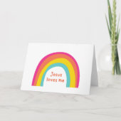 Jezus houdt van mij. wenskaarten kaart (Voorkant)