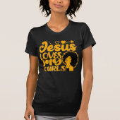 Jezus houdt van mijn krommen t-shirt (Voorkant)