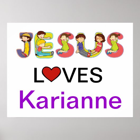 Jezus houdt van ... - SRF Poster (Voorkant)