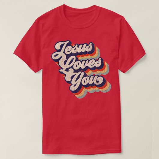 Jezus houdt van  stijlvrouwen die je teruggeven t-shirt (Design voorkant)