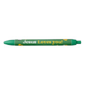 Jezus houdt van u voor de kerk Stationery / Charit Zwarte Inkt Pen (Voorkant)