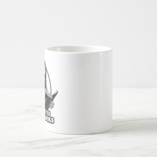 Jezus houdt van verboden boeken koffiemok (Center)