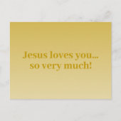 Jezus houdt zo veel van je! briefkaart (Voorkant)
